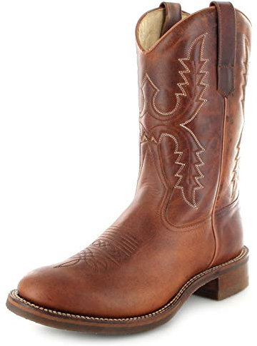Sendra Boots Damen Stiefel 11615 Tang Westernreitstiefel Braun 42 EU