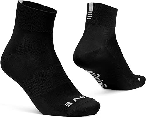 GripGrab Lightweight SL Performance Fahrrad Socken Sommer 1er und 3er Pack Eyecatching 2 Längen Fahrradsocken Kurz Lang