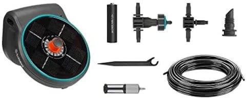 Gardena Display del Set de Riego AquaBloom Con todo lo necesario para un riego en terraza o balcón si necesidad de luz o un grifo