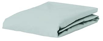 ESSENZA Spannbettlaken Minte Dusty Green, 160x200 cm - 100% Baumwollsatin 300TC - Uni