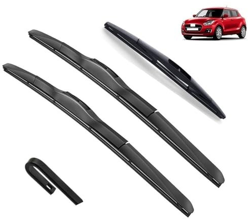Qualità OEM Anteriore Posteriore Tergicristallo Lame Set Kit for Suzuki Swift 3rd A2L 2017-2022 Hatchback Parabrezza Parabrezza Finestra 20 19 10 Accessori Vestibilità perfetta per parabrezza (Col