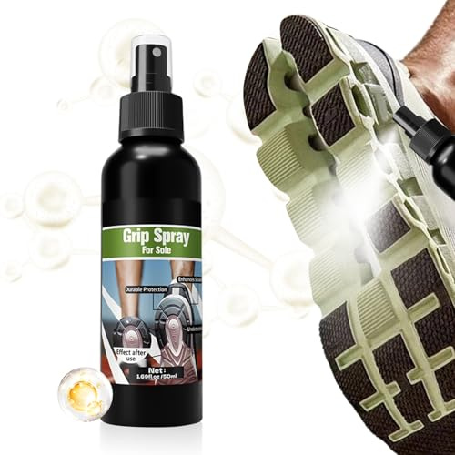 Spray De Agarre 50ml Antideslizante Secado Rápido Impermeable | Spray de Tracción para Borde Antideslizante Baloncesto Para de Zapatos Deportivos Interior Exterior Fútbol Tenis