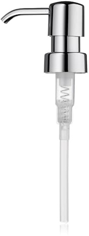 kela Seifenspenderpumpe TARA, Ersatz Seifenspenderpumpe, ABS-Kunststoff verchromt, silber glänzend