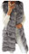 YEBIRAL Damen Winter Warm Faux Pelz Weste Ärmellose Fellweste Lange Jacke Vest Mantel Große Größen Pelzweste Pelzjacke Pelzmantel(4XL,Grau)