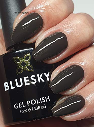Bluesky Gel Polish DARK GREY Autumn Winter 2020 CHAMONIX AW2023 Lady Snow Nail UV/LED Soak Off