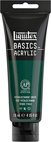 Liquitex Basics Acrylic Paint 4oz-Phthalocyanine Green