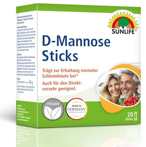 Sunlife D-Mannose Sticks