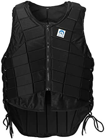 Folpus Hochwertige Sicherheitsweste für den Pferdesport - Schutzweste für Erwachsene und Kinder, Frauen M