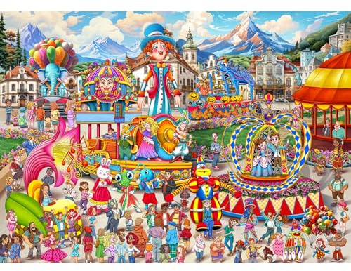 Jigsaw Puzzles for Adults 1000, Puzzles for Adults, Challenging Puzzles, Puzzle Game for The Whole for Women, Gifts for Men, Theme:Carnival