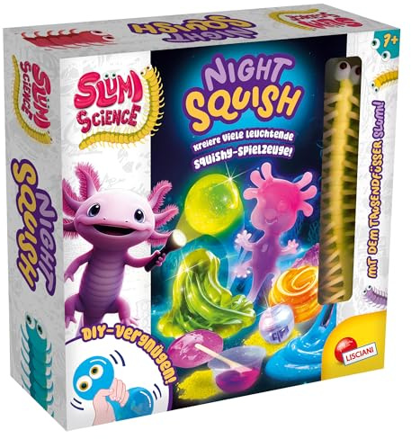 Lisciani Slumi Science Kit d'expérimentation de Nuit à Presser pour Enfants à partir de 7 Ans