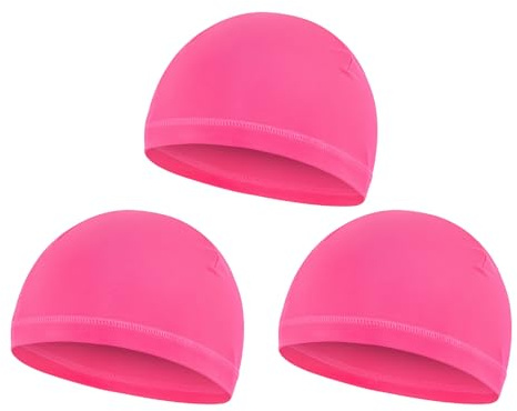 LLHCF Lot de 3 doublures de casque de vélo respirantes pour enfants - Poids léger - Bonnet de football - Pour sports de plein air - Chapeau de course à pied