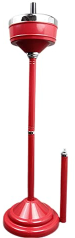 Posacenere da terra per uso esterno, posacenere impermeabile per patio e giardino, posacenere alto, in acciaio inox, antivento, per patio, casa e ufficio, posacenere da terra con coperchio per