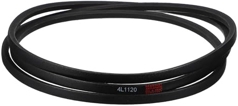 sourcing map 4L1120 Classic Wrapped Rubber V-Belt, 112 Outside Circumference x 0.5 Width x 0.31 Thick, Light Duty Single V-Beltings for Lawn & Garden Machinery, Riding Mowers