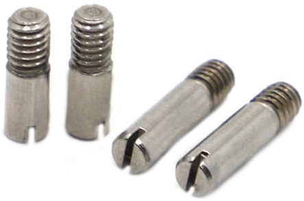 Acciaio inossidabile 304 M2 .5 M3 M4 M5 M6 M8 M10 Filettatura esterna Perno cilindrico di posizionamento con intaglio Vite(M6 5pcs,25mm)
