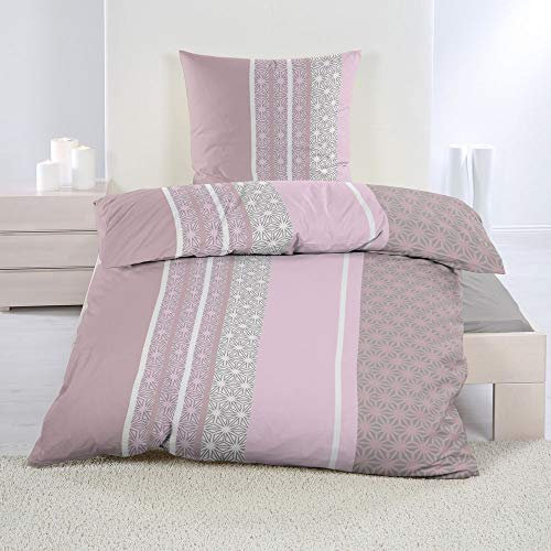 DreamHome Warme Winter Microfaser Thermo Fleece Bettwäsche 135x200 155x220 Bettbezug Modern, Design - Motiv:Design 7, Maße:135 cm x 200 cm