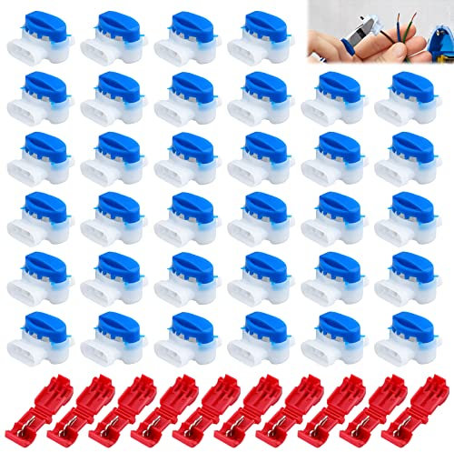 50 connecteurs de câbles avec gel, bornes de raccordement pour robot tondeuse, bornes de câble étanches pour robots tondeuses, connecteurs de câbles compatibles avec Husqvarna Automower