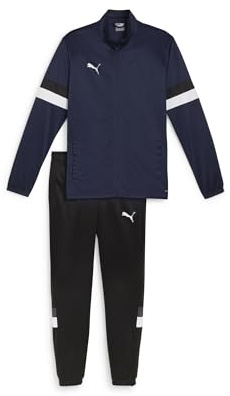 PUMA Tuta sportiva unisex per adulti, PUMA Navy-PUMA Nero, L
