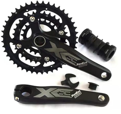 ENGWE MTB Juego de bielas de bicicleta de 3 velocidades, de aluminio de alta resistencia, para bicicleta de montaña de 21/24/27 velocidades