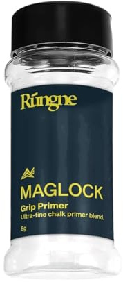 Rungne Maglock Gesso da arrampicata ultra fine, per migliorare la presa, di alta qualità, ideale per arrampicata su roccia, bouldering, palestra e sollevamento pesi, polvere ad alte prestazioni per