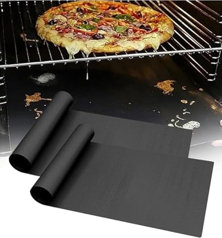 Alfombrilla para horno grande antiadherente, 3 alfombrillas para barbacoa, 40 x 60 cm, antiadherente de teflón, reutilizable, para barbacoa de gas, parrilla electrónica, horno