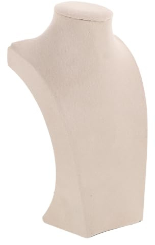 Holibanna Soporte de Exhibición de Collares Maniquí de Joyería Flannel Organizador de Collares Multifuncional para Tiendas y Ferias Diseño Moderno y Robusto