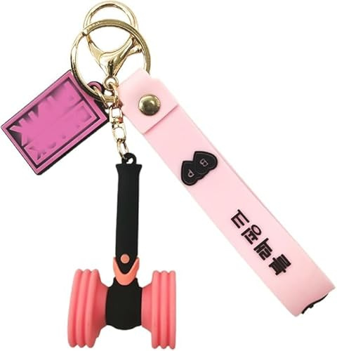 SUJEBKC BP,Llavero Accesorios BP Llavero Rosa Adecuado,Lightstick B-P,Para Conciertos o Como Regalo Para Fanáticos