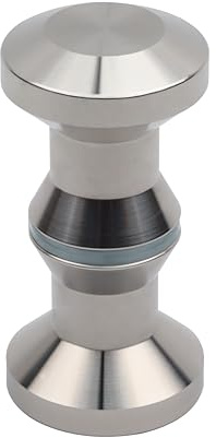 AMZSKU 1 paio di manopole per porta doccia, doppio bottone, in acciaio inox 304, maniglia per porta doccia, maniglia per porta doccia, pomello per porta della doccia, maniglia rotonda