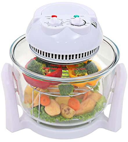 Sophrelle Horno de convección halógeno con Anillo de extensión 800 W 10 L Blanco,50653
