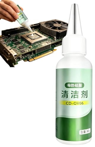 Silikonfettborttagare 50 ml silikonfett rengöringsmedel | Skonsam Borttagning Och Vård Av Kylpasta För Chipset Centralprocessor Grafikprocessor Bärbar Dator Dator Spelkonsol Kylfläns