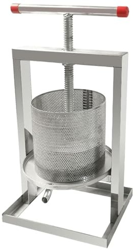 estrattore di miele manuale in acciaio inox Pressa Manuale per Miele in large bee honey press extractor Attrezzatura apicoltura Lavorazione per api miele,vino,frutta,cera,2L