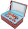 Joytoy Miraculous Schmuckschatulle mit Accessoires: 2 Haarspangen, 1 Ring, 1 Zöpfchenhalter, 1 Armband, 1 Haarbürste 18x11,5x7 cm
