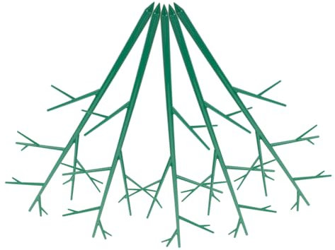 Yardenfun 5st Pflanzliche Unterstützung Klettergerüst Für Weinreben Topfpflanze Spalier Stütze Für Kletterpflanzen Rankgitter Für Zimmerpflanzen Spalier Für Blumentöpfe Anlage Plastik