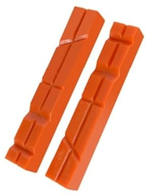 Schraubstockbacken für Metallbankschraubstock, 15,2 cm, magnetischer Nylon-Schutz für 15,2 cm Klemme, Fräs- und Bohrmaschinenzubehör, 1 Paar für Orange