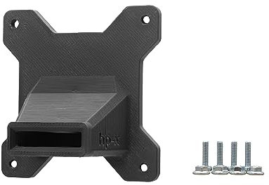 VESA Adapter für HP Monitor (22es,22ea,22er,22f,24es,24ea,24er,24f,24fw,27ea,27es,27er,27f,27fw) - inklusive Schraubenset - 75x75mm