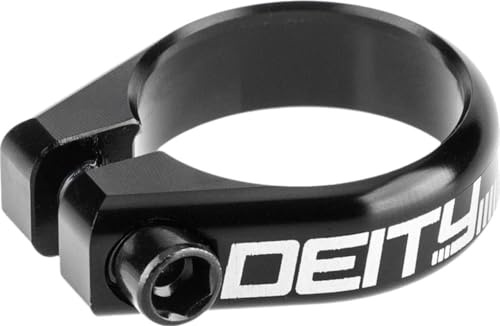 Deity Collier de serrage pour tige de selle Noir 36,4 mm
