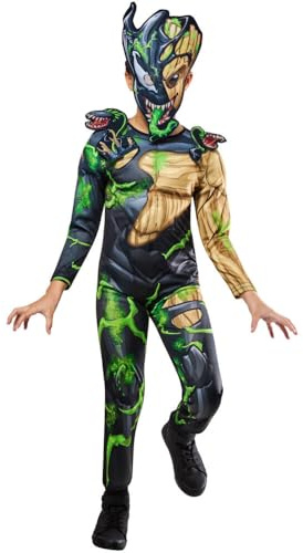 Rubies Official Disney Guardians of the Galaxy, Venomised Groot Child Costume, Kids Fancy Dress, Size Age 7-8 Years Halloween