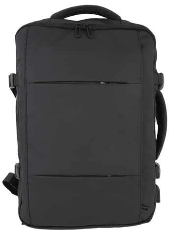 Expanderbar reseryggsäck för kvinnor män Stor kapacitet bär-ryggsäck Personlig sak Dagsäck Bokväska Laptop Skolryggsäck Oxford tyg Polyester 30x46x18cm