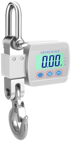 Báscula De Pesaje Digital 500 Kg Capacidad Báscula Grúas Para Objetos Pesados ​​Pantalla LCD Retroiluminación Básculas Gancho Industriales Básculas Colgantes Para Pesar