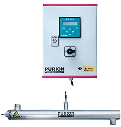 PURION Sistema de desinfección UV Zert de DVGW certificado según la hoja de trabajo W 294, desinfección de agua potable, sistema UV