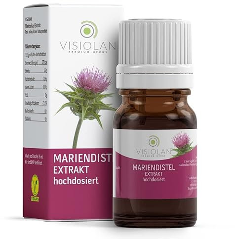 MARIENDISTEL EXTRAKT hochdosiert, 15ml, LIPOSOMAL | Reines Silymarin (mind. 99,5%) | Höchste Bioverfügbarkeit | VEGAN