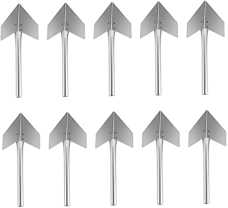 jojofuny 10pièces Truelles Inoxydable pour Réparation Murale Outils De Découpe Finition pour Extérieurs pour Plâtre