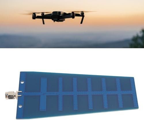 Yagi-Antenne, 12 DBi, 2,4 GHz, 5,8 GHz, Dualband, WLAN, Direktional, PCB, Yagi-Antenne, Richtantenne, Antenne mit Drahtlosem Netzwerkkartenadapter für die Fernbedienung von