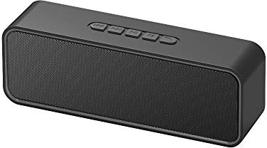 Sonkir Altavoz Bluetooth portátil, Altavoz inalámbrico Bluetooth 5.0 con Graves estéreo 3D Hi-Fi, batería incorporada de 1500 mAh, Tiempo de reproducción 12H (Negro)