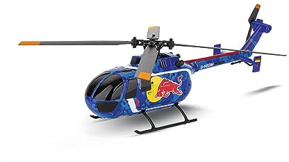 Carrera RC 370501049 Red Bull BO 105 C Fjärrstyrd helikopter, 2,4 GHz, Carrera Profi RC, från 14 år, fjärrstyrd Red Bull-helikopter
