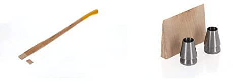 Ochsenkopf Ersatzstiel aus langlebigem Hickoryholz 800 mm, 1000 g & Befestigungssatz, Verkeilung für schwere Äxte, 3-TLG, Forstwerkzeug, OX E-123-0200, 5.0 x 5.0 x 2.0 cm, Silber