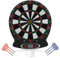 Topyond Electronic Dart Board 1pc Professional Electronic Hanging Dartboard LCD Scoring Indicator Dart Game with 6pcs Darts for Home Games
