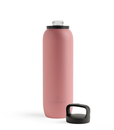 waterdrop® All Purpose Thermosflasche 1L. isolierte Edelstahl Trinkflasche. 24h kalt - 6h/12h heiß. auslaufsicher & bruchsicher