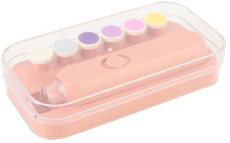 Baby-Nagelschneider, Sanfter Elektrischer Baby-Nagelschneider mit Nachtlicht, Multifunktionales Trim-Polnisch-Pflegeset für Neugeborene (Orange)