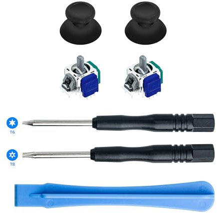 Mcbazel TMR Elektromagnetischer Stick Joystick Analog Ersatz und Reparatur Werkzeuge Kit für Xbox Series X/S, Xbox One, Xbox One X/S Controller, No Drift