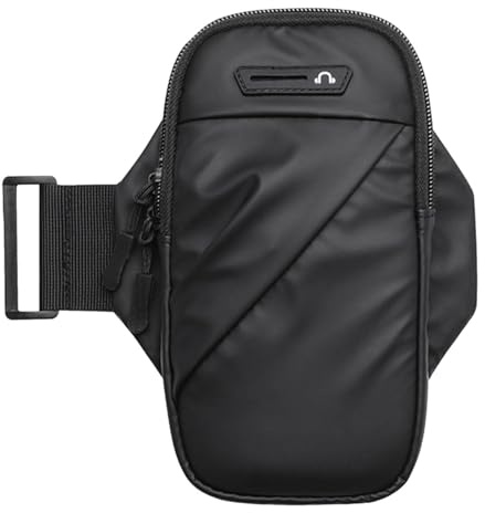 Running Brand – Lauftelefon, Handyhalterung | Handyhalter | Handgelenktasche mit mehreren Handgelenksriemen mit großer Kapazität mit Kopfhöreranschluss für Fahrrad, Reisen, Joggen